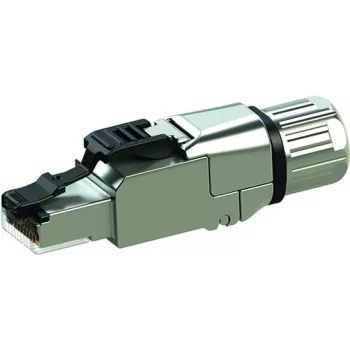 Telegärtner MFP8 IE Cat.6A RJ45-stekker, veldmonteerbaar, gereedschapsloos, afgeschermd, AWG24-26/27, T568B, J00026A5003