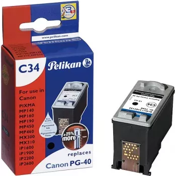 Pelikan remanufactured inktcartridge voor Canon PG-40 (zwart, high yield)