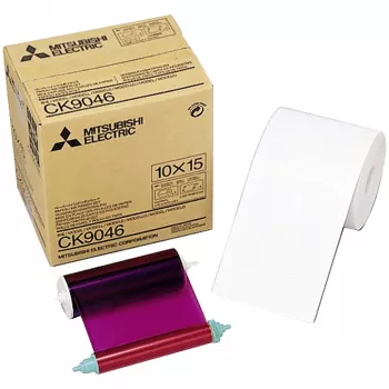 Mitsubishi Electric CK 9046 10 x 15 cm 600 prints dye-sublimation papier en lint kit