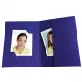 DAIBER 12102 1x100 Daiber mappen, blauw voor pasfoto's, 3 formaten