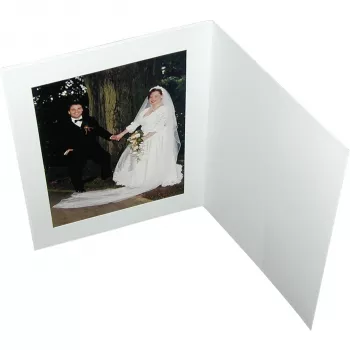DAIBER portretmappen met passe-partout 15x20 wit mat (100-pack)