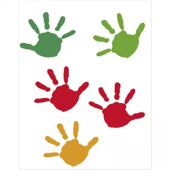DAIBER handen 13x18 portretfotoalbums voor kinderen - 25-pack