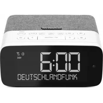 TechniSat DigitRadio 52 ASA DAB+/UKW Bluetooth radio grijs/wit