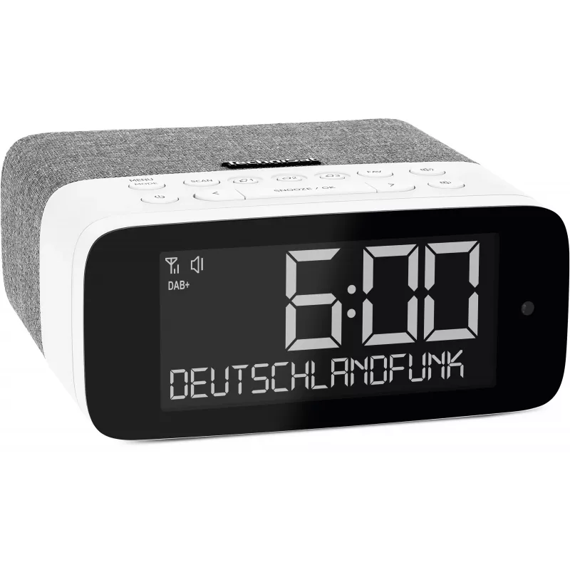 TechniSat DigitRadio 52 ASA DAB+/UKW Bluetooth radio grijs/wit