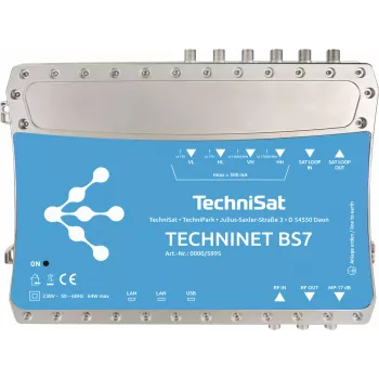 TechniSat TechniNet BS7 Digital 16-voudig compact headend-station DVB-S(2) / DVB-C (0000/5995)