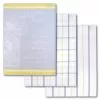 Dyckhoff Mojito cocktail theedoekenset, geruit, 3-delig, 50x70 cm