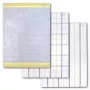 Dyckhoff Mojito Cocktail Checkered theedoekenset 3-delig 50x70 cm