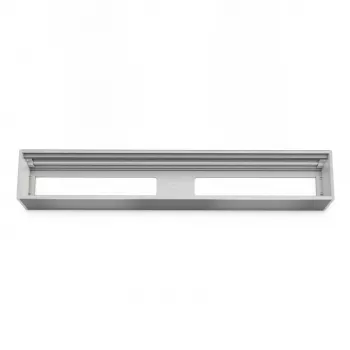 Kindermann modulepaneel voor 6 modules - zilver aluminium 2U