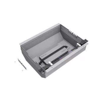 Kindermann verzonken beschermkap voor CablePort Standard Box - zilver geanodiseerd aluminium
