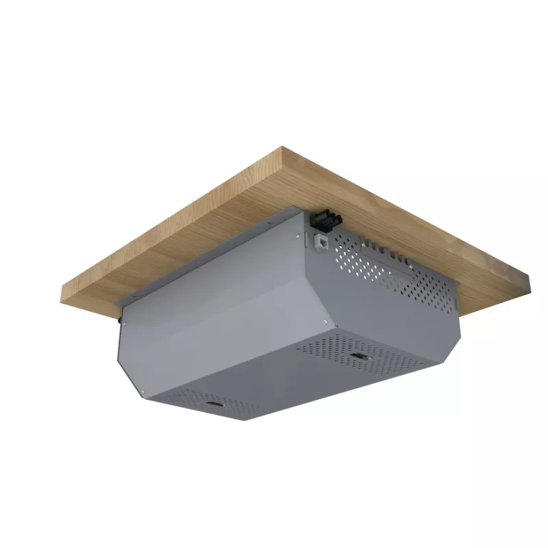 Kindermann verzonken beschermkap voor CablePort Standard Box - zilver geanodiseerd aluminium