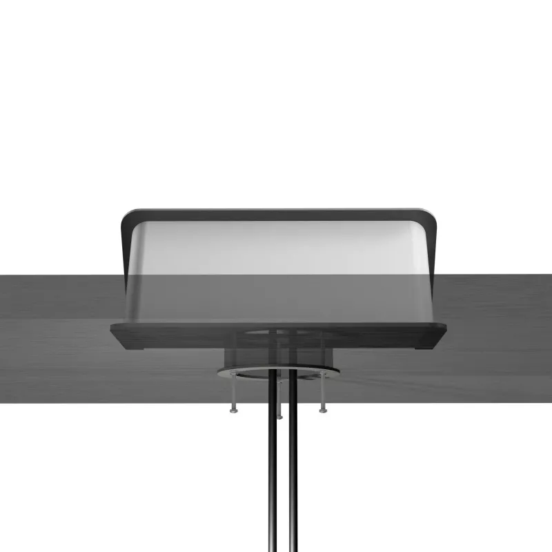 Kindermann CablePort desk 80 4-voudige bureau-stroommodule, zwart