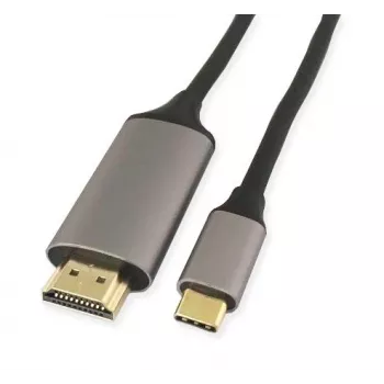 KINDERMANN USB-C naar HDMI-adapterkabel, 5 m, zwart (WLZ-4423 L=5m)