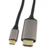 KINDERMANN USB-C naar HDMI-adapterkabel, 5 m, zwart (WLZ-4423 L=5m)