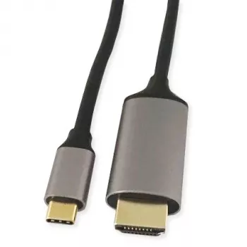 KINDERMANN USB-C naar HDMI-adapterkabel, 5 m, zwart (WLZ-4423 L=5m)
