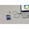 Kindermann CablePort table³ tafelansluitbox voor inbouwmontage, zilver