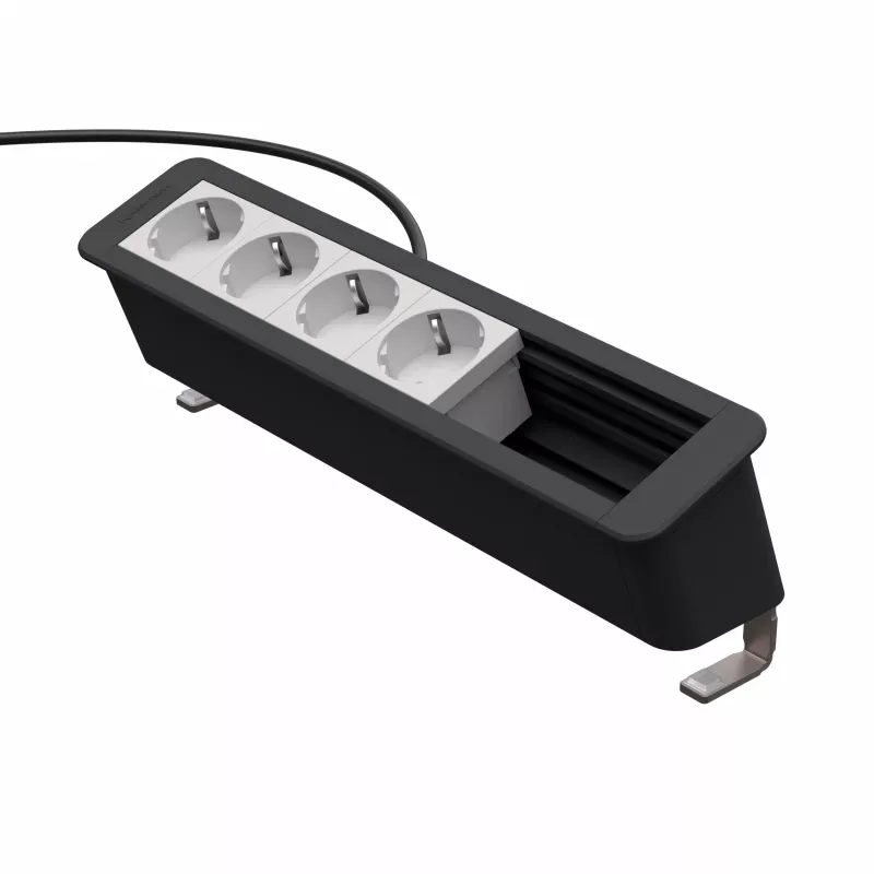 Kindermann CP Office Desk 6-voudig 4 x stopcontact aansluitpaneel (7550000304)