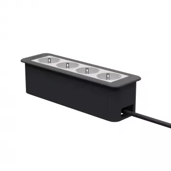 Kindermann CP Office Frame 4-voudig 4 x stopcontact (7551000204)