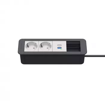Kindermann CP Office Frame 4-FA 2x stroom/USB