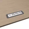 Kindermann CP Office Frame 4-voudige bureau-aansluitmodule met 3x Schuko-stopcontacten en 1x USB-A-oplaadpoort (7551000223)