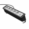 Kindermann CP Office Desk 6-voudige 5x Schuko 1x USB-C PD 60W stekkerdoos met klem