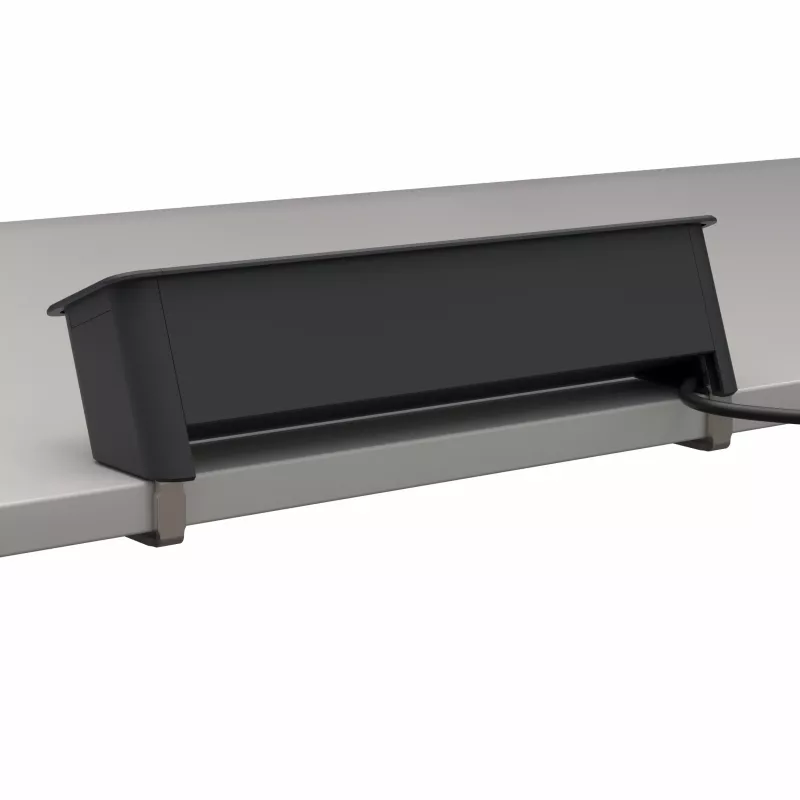 Kindermann CP Office Desk 6-voudige 5x Schuko 1x USB-C PD 60W stekkerdoos met klem