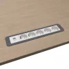 Kindermann CP Office Frame 6-voudig 5x stopcontact 1x USB-A-oplader zwart (7551000325)