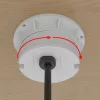 Kindermann CablePort Table White (STS-R90-2 wit) - tafelaansluitpaneel met 2x Schuko-stopcontacten