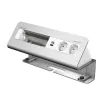 Kindermann CablePort desk² 6-voudig 2x USB-laden tafelklemmodule zilver/zwart