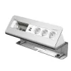 Kindermann CablePort desk 6-voudig 3x stroom USB tafelklemmodule (7430001163)
