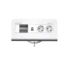 Kindermann CP desk 80 4-slots 2x stroom USB bureau-aansluitpaneel