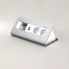Kindermann CP desk 80 4-slots 2x stroom USB bureau-aansluitpaneel