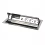 Kindermann CP Standard² VA 6v. 3xSt, 1xUSB tafelaansluitpaneel