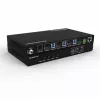 Kindermann KVM Switch 41C - 4-poorts digitale KVM-switch met DVI-D, USB, audio, EDID-emulatie