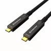 Kindermann USB-C AOC Full Feature kabel 10m male/male