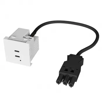 Kindermann dual port USB-C oplader 65W PD