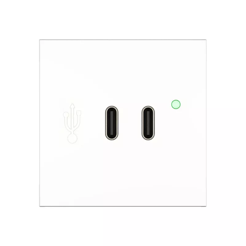 Kindermann dual port USB-C oplader 65W PD