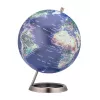 TROIKA Globe 23.5 Degrees (G2507-P2P2/CB) - bureauglobe presse-papier, verchroomde voet, 60mm