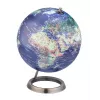 TROIKA Globe 23.5 Degrees (G2507-P2P2/CB) - bureauglobe presse-papier, verchroomde voet, 60mm