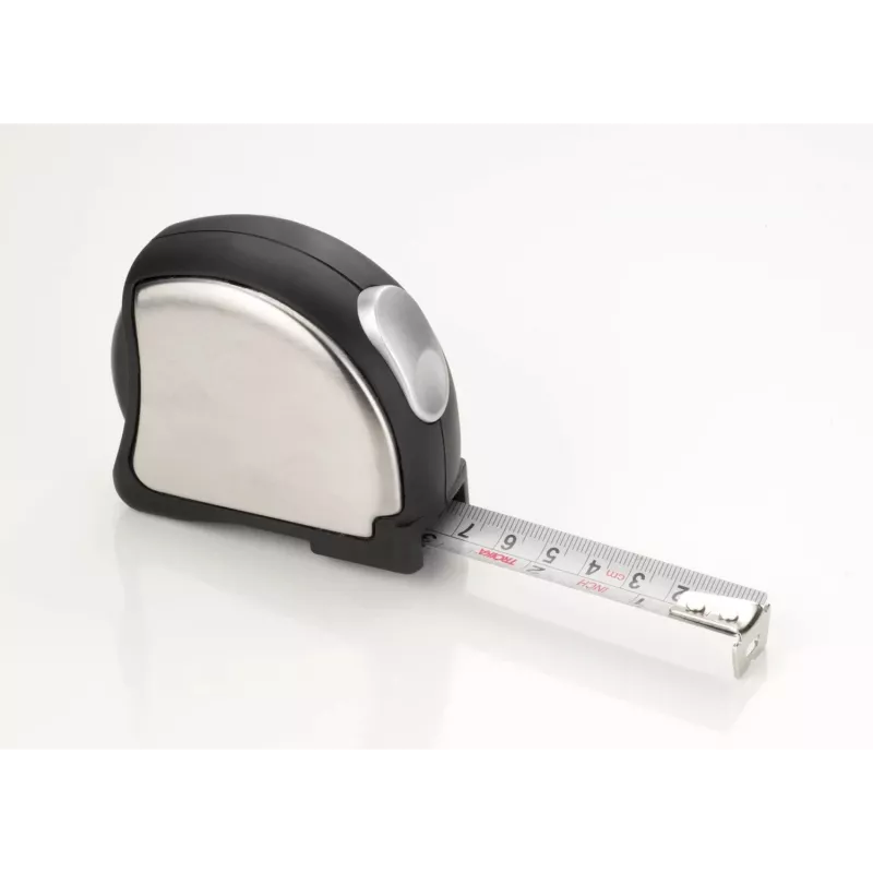 TROIKA ACCURATE Mini rolmaat 2m/6ft sleutelhanger chroom