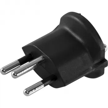 KEINE MARKE vaste adapter Zwitsers type J naar Schuko type F, wit