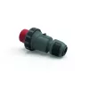 Bals Elektrotechnik CEE-industriestekker 63A 5p 400V 6h IP67 schroefklem bajonetring rood