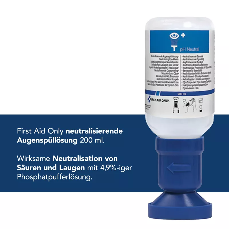 First Aid Only neutraliserende oogspoelfles pH-neutraal 200 ml