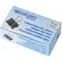 WESTCOTT 12 foldback-clips, 19 mm, zwart/zilver, 12 stuks