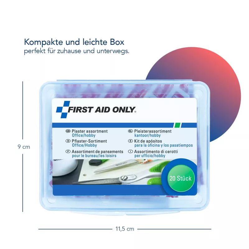 First Aid Only pleisters P-10025 kantoor/hobby 20 stuks/pak