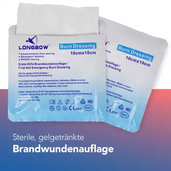 First Aid Only brandwondverband P-91400 00 transparant 10 stuks