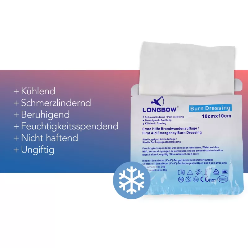 First Aid Only brandwondverband P-91400 00 transparant 10 stuks
