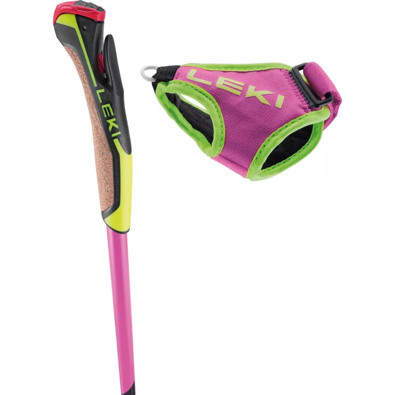 LEKI KIJE PRC 750 roze 140 cm langlaufskistokken