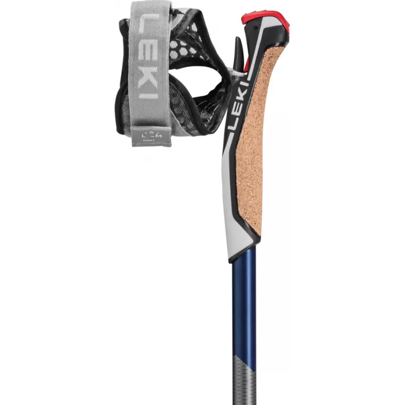 LEKI KIJE Nordic Walking Smart Flash Blauw 100 cm stok met vaste lengte