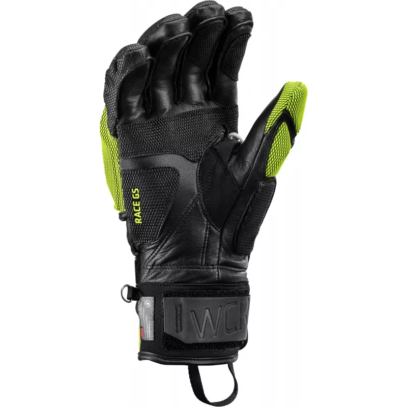 LEKI WCR Venom GS 3D skirace-handschoenen 9.5 zwart/ijsgeel