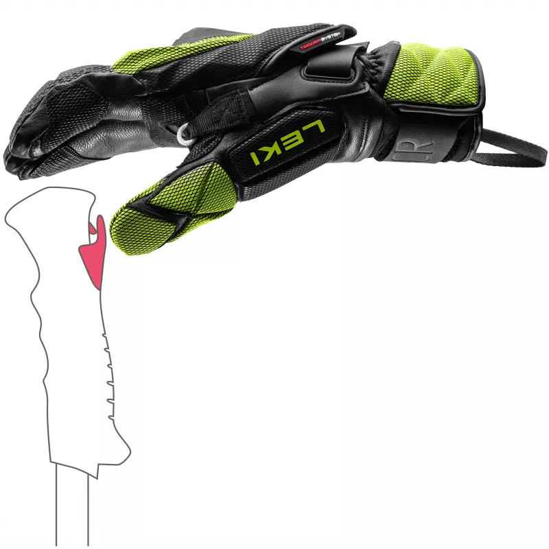 LEKI WCR Venom GS 3D lobster 8.0 skirace-handschoenen